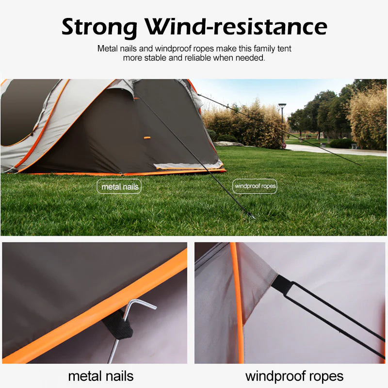 Camping Windproof Waterproof Automatic Tent O1859