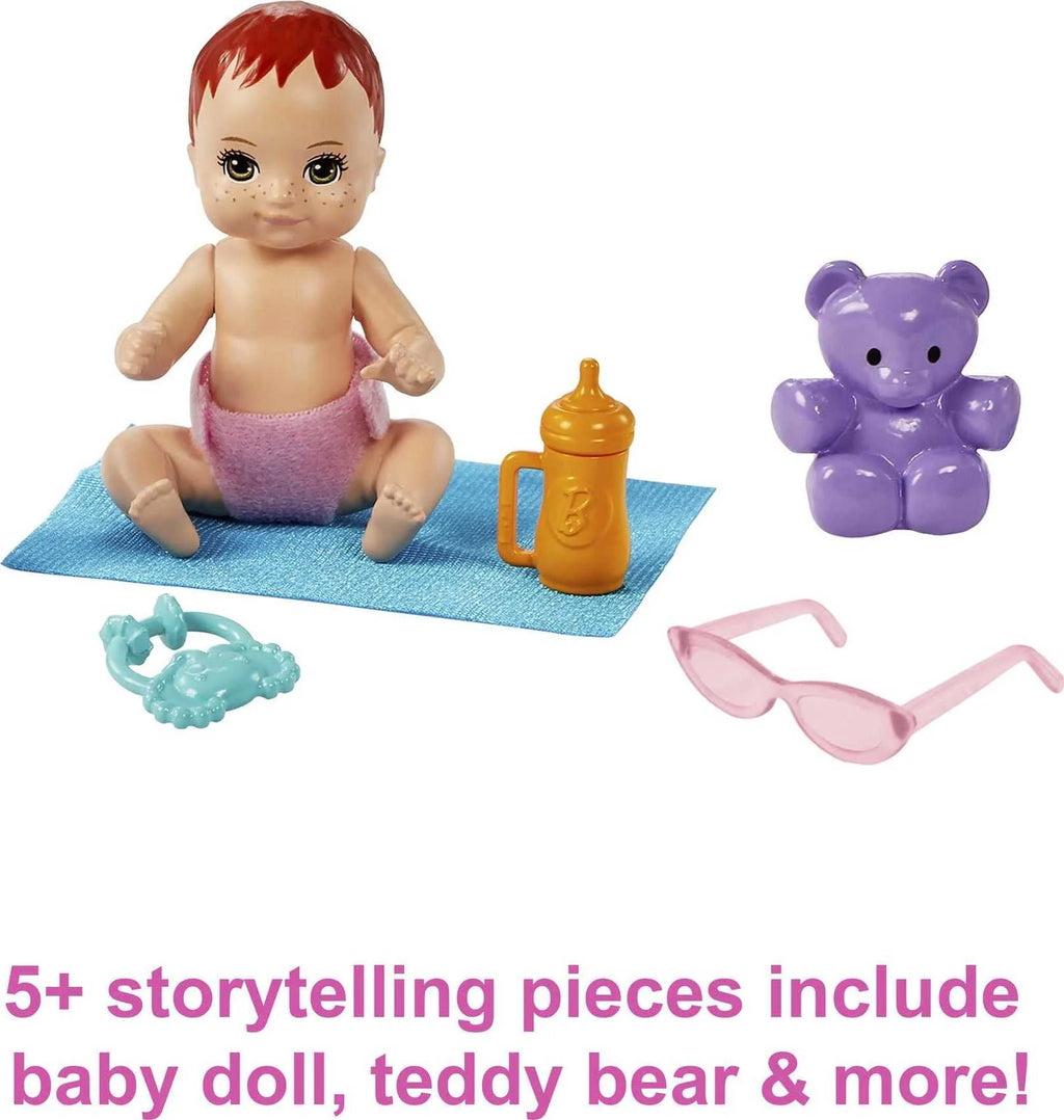 Stroller Playset with Dolls and 5 Accessories H659