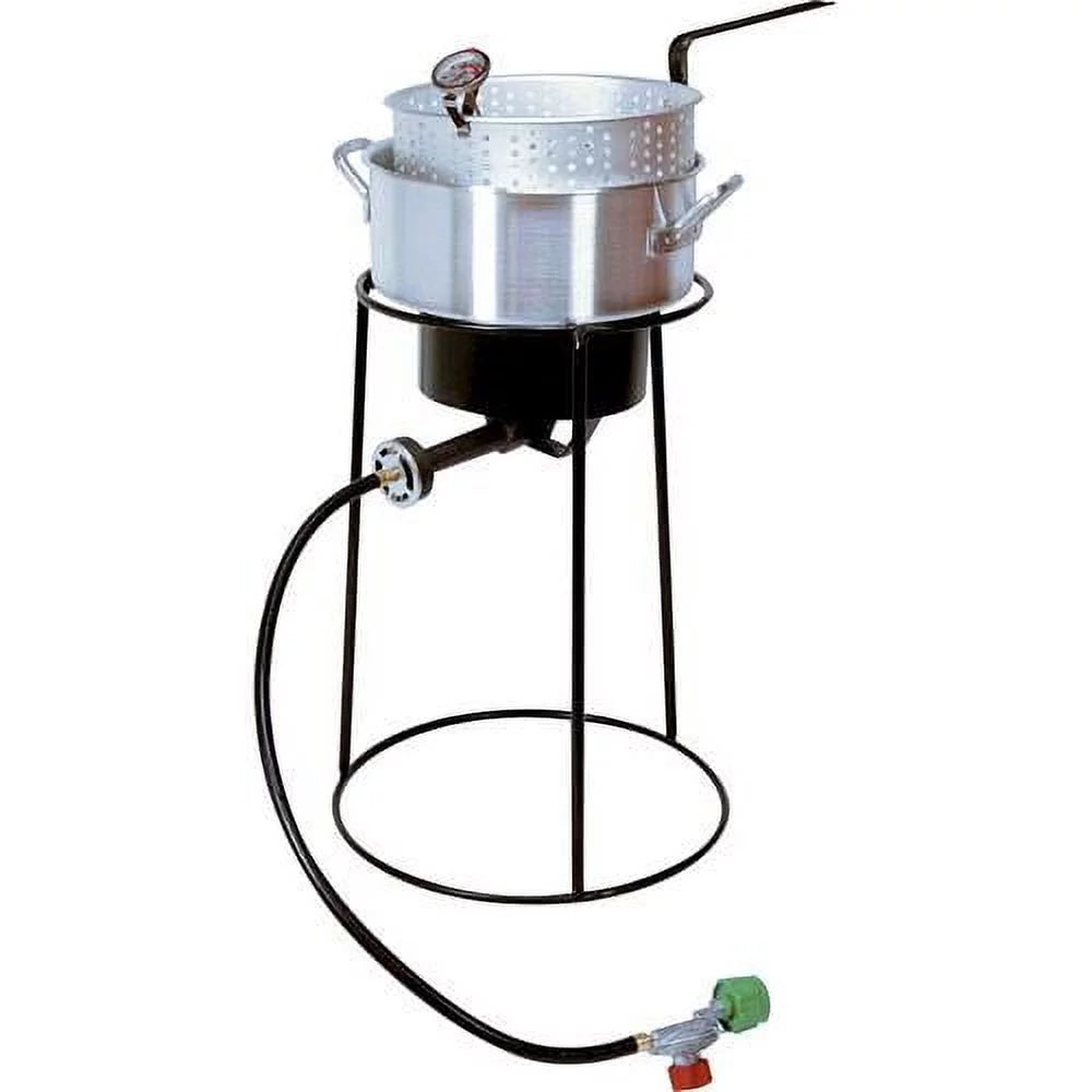 20-Inch Propane Outdoor Cooker With 9-Quart Aluminum Fry Pan O3733